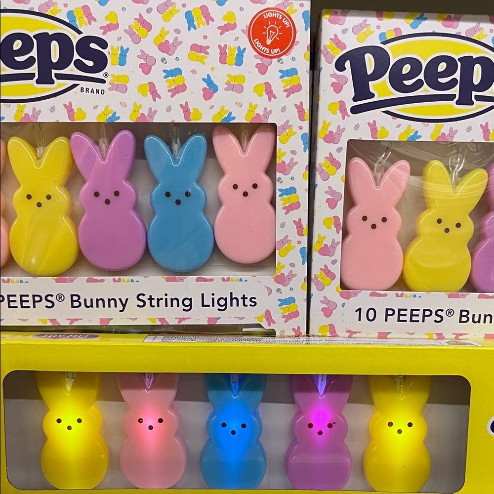 PEEPS Bunny String Lights - Multicolor